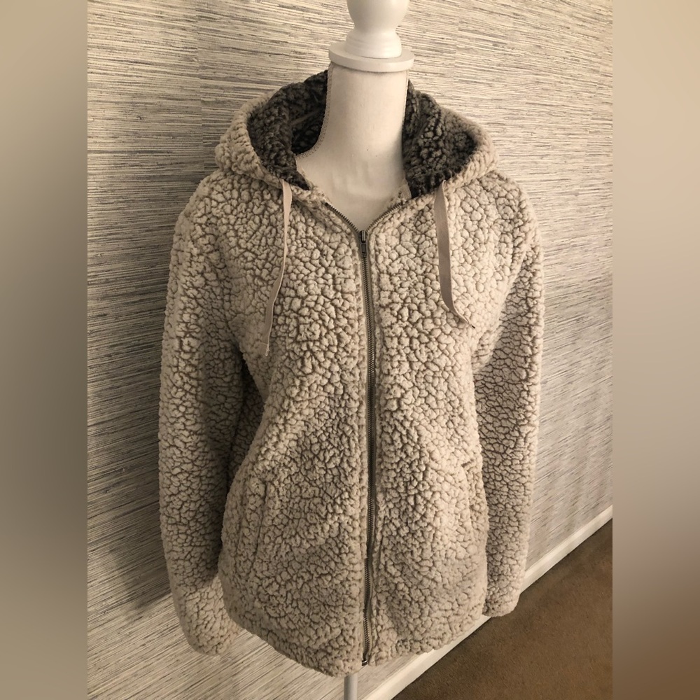 Thread and Supply Sherpa hoodie.